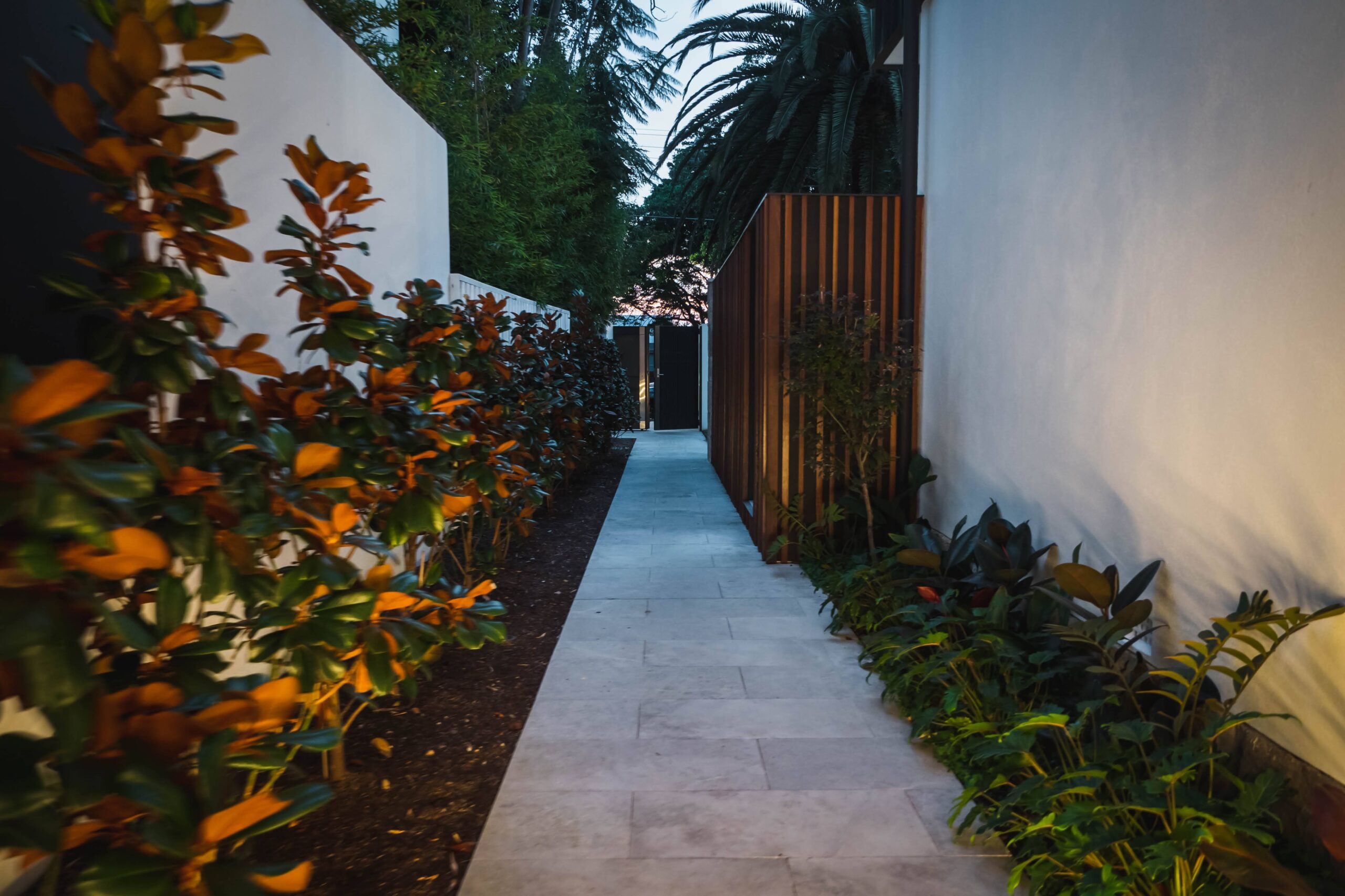 natural stone pathway